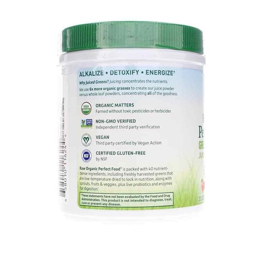 Raw Organic Perfect Food Green Powder, GOL
